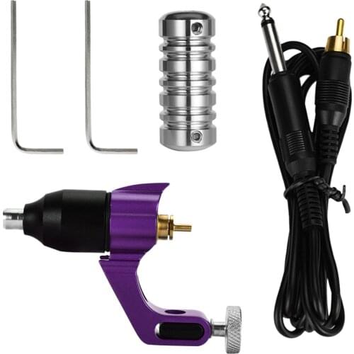 Premium Tattoo Machine,RAC Tattoo Cord,Tattoo Grip with 2.5MM Tattoo Adjustable Handle Wrenches
