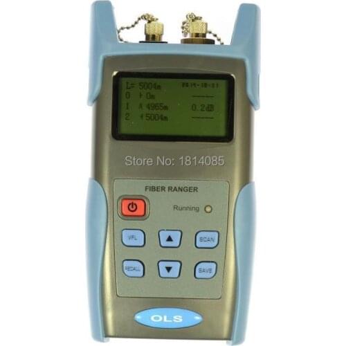 Optical Fiber Ranger 60KM OTDR Principle Tester Meter JW3304A FTTx Network Fiber Optic FTTH Tool Kit Visual Fault Locator