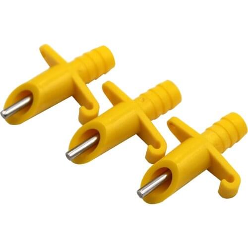 100pcs Rabbit Drinker Integrated Water Nozzle Plastic Automatic Rabbit Drinking Nipple Rabbit Equipment Poultry Animals