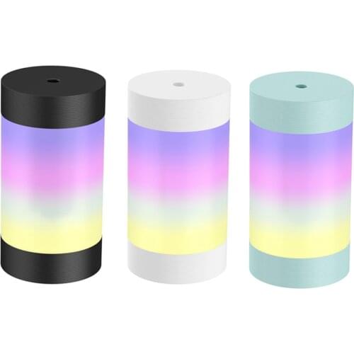300ml Humidifier Portable Ultrasonic Colorful Aroma Diffuser Dazzling Cup USB Humidifier Night Light Home Car Spray Atomizer