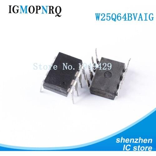 5PCS/lot W25Q64BVAIG DIP-8 W25Q64 25Q64 New