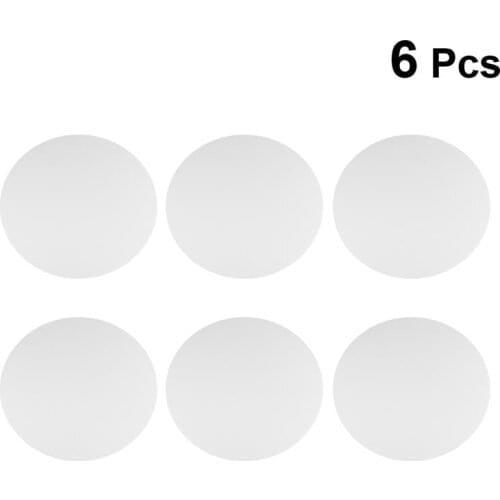 6PCS 25CM Round Canvas Drawing Board Premium Art Painting Board Artist Round Shape Canvas Board Oil Paint Canvas Sketchpad