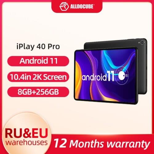 ALLDOCUBE iPlay 40 Pro 10.4 inch 2K IPS Android 11 Tablet PC 8GB RAM 256GB ROM Octa Core T618 4G Lte Phone Call Tablets