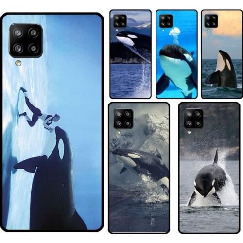 Killer Whale Orca Case For Samsung A51 A71 A31 A11 A21S A20e A12 A32 A42 A52 A72 A02S A10 A30S A40 A50 A70