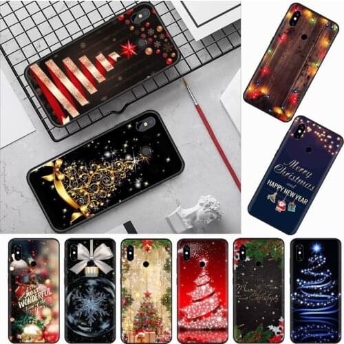 Marry Christmas Holiday Tree New Year Phone Case Cover For xiaomi Redmi 5 5A plus 7A 8 note 2 3 4 5 5A 6 7 GO K20 A2