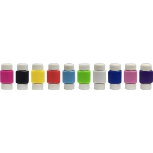 Wholesale 2000pcs/lot Colorful USB Cable Protector For Apple iPhone Charging Line Protective digital Cord Saver Cover