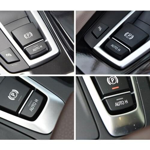 For BMW series Car Handbrake Parking Brake P Button Switch Cover Electronic hand brake Parking switch AUTO button
