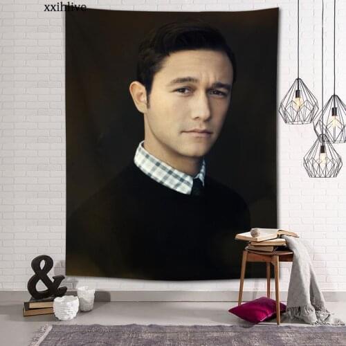 Famous Actors Joseph Gordon-Levitt Custom HD Tapestry For Carpet Travel Mattress Wall Carpets Art Home Decor 100x150cm,130x150cm