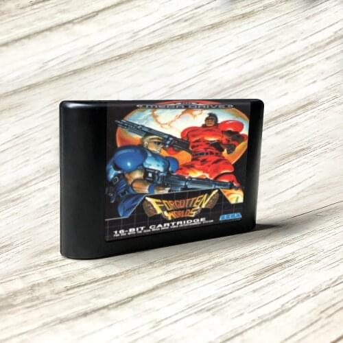 Forgotten Worlds - EUR Label Flashkit MD Electroless Gold PCB Card forSega Genesis Megadrive Video Game Console