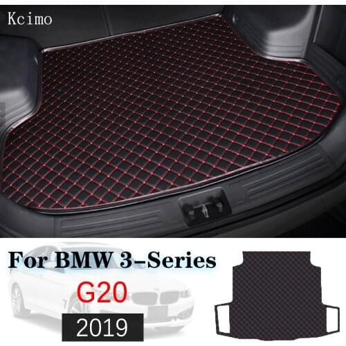 Leather Car Trunk Mat Carpet Tail BMW 330i 320i Cargo Liner For BMW 3 Series 2019 Trunk Boot Mat BMW G20 Liner Pad