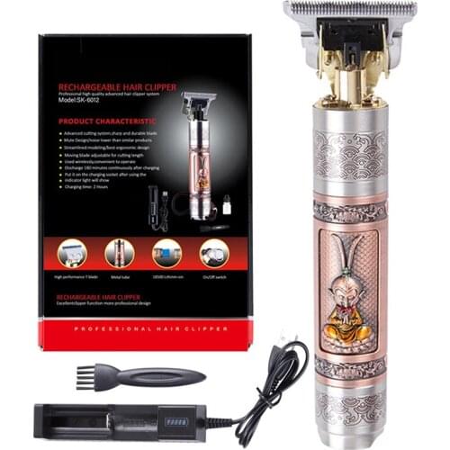 Rechargeable hair clipper professional barber haircut cutter mower cutting machine Razor trimmer clippers beard trimmer for men