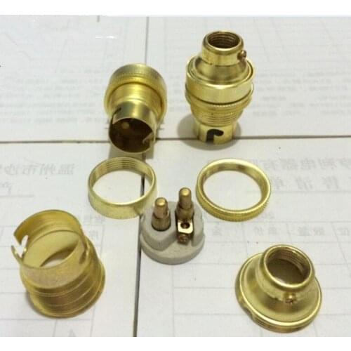 Chandelier Copper Lamp Socket B15 M10 10MM connector Hole 10PCS