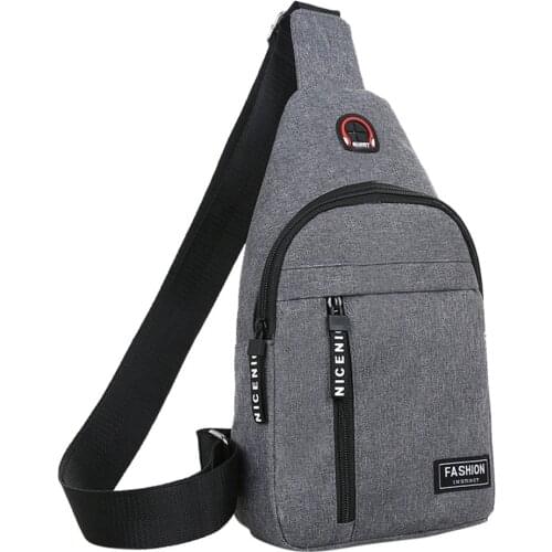 Men Shoulder Bags Nylon Waist Packs Sling Bag Crossbody Outdoor Sport Shoulder Chest Daily Picnic Canvas Messenger Bag Bolsa