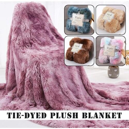 Soft Fur Faux With Fluffy Throw Blanket Bed Sofa Bedspread Long Shaggy Soft Warm Bedding Sheet Cozy Blankets