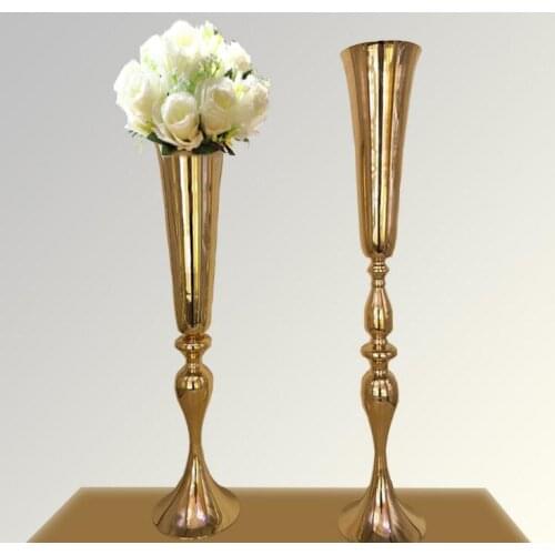 New style mental romantic column gold pillar aisle walkway stand wedding decoration & event party centerpiece senyu0807