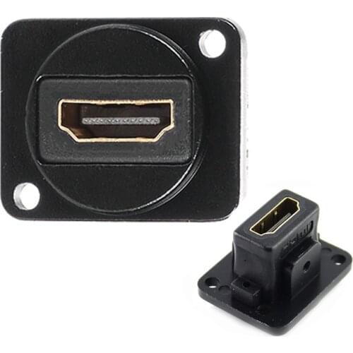 Arcade Cabinet HDMI Socket Panel Module HDMI Connector HDMI Wall Plate Module HDMI Coupler Passthrough Straight Socket