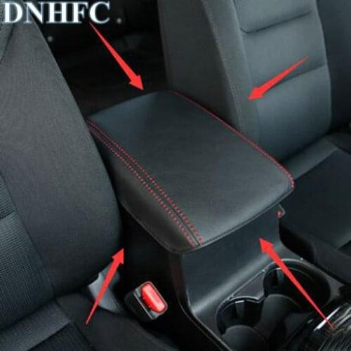 DNHFC Car armrest box holster Artificial Leather 2 color fit For MAZDA CX-5 CX5 KF 2nd Generation 2017 2018 Car Styling