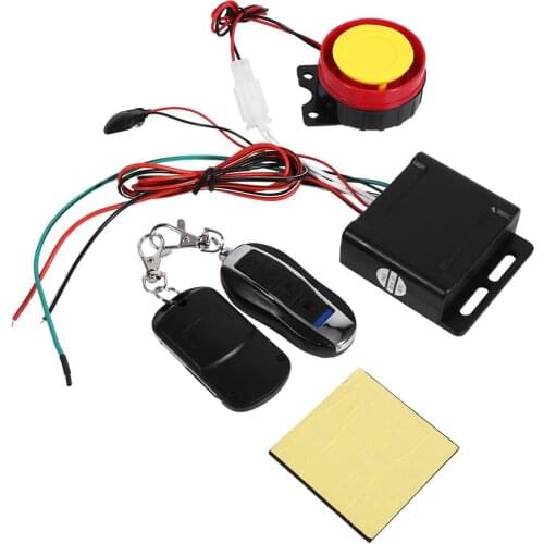 Motorcycle Security Alarm 12V Bike Smart alarm that automatically Anti-theft System Remote Control