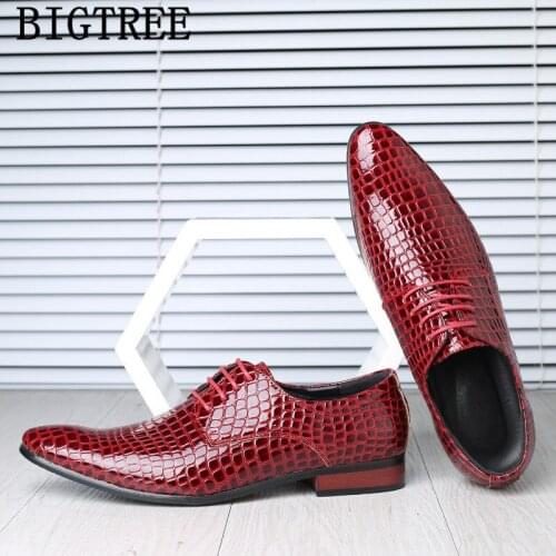 Italian Dress Shoes Men Patent Leather Shoes Men Pointed Toe Formal Shoes Men Business Oxford Zapatos De Hombre De Vestir Formal