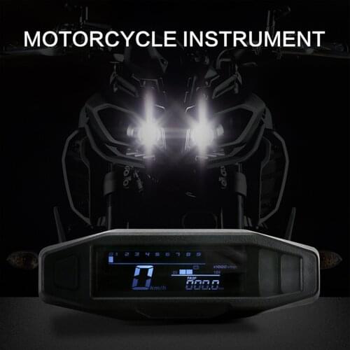 Mini Universal 1200 Rpm Motorcycle Speedometer 0~199km/H Digital Odometer