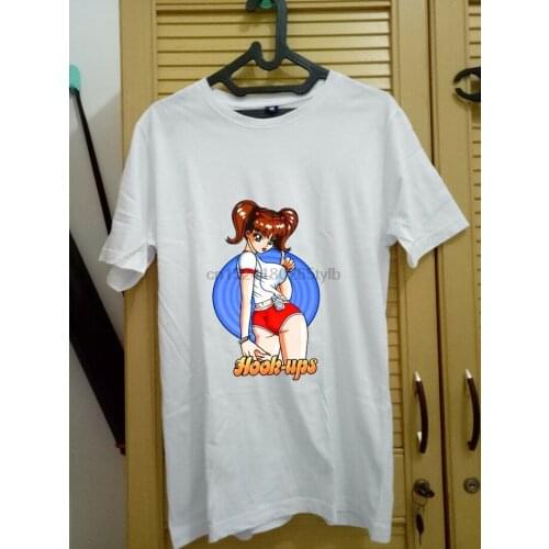 Vintage 90s HOOK-UPS Skateboarding T-Shirt Sexy Anime Reprint