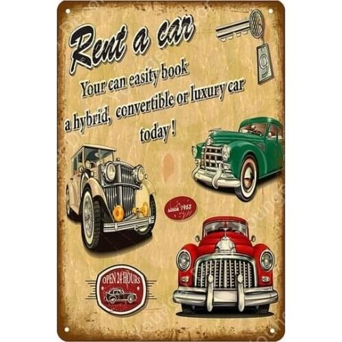Gramps Garage Tin Signs Car Repair Tyres Metal Poster Wall Art Decor Vintage Decorative Plate My Garage My Rules Plaque YI-087