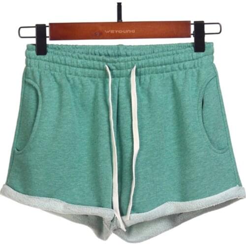 Womens Summer Shorts Pure Cotton Womens Fashion Bicycle High Waist Loose Shorts Wide Leg Casual Shorts Large Size Lace 2021