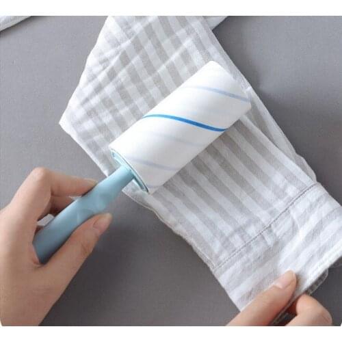 1PC Pet Dog Cat Rolls Lint Remover Roller Sticky Brush Dust Fluff Fabric for Dog Hair Clothes LF 070