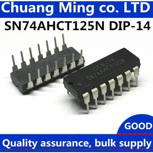 10PCS 20PCS SN74AHCT125N 74AHCT125N 74AHCT125 DIP-14 buffer line driver