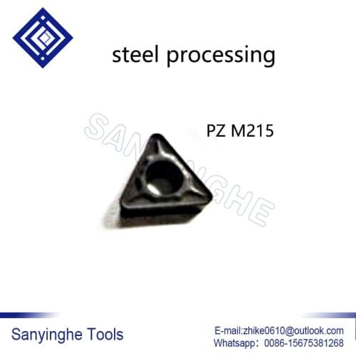 Free shipping high quality sanyinghe 10pcs/lots TCMT090208-PZ M215 cnc carbide turning inserts for steel