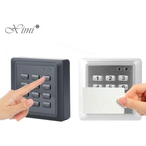 10pcs A Lot Good Quality Metal Plate RFID Card Door Access Control Board Single Door 125KHZ EM Card Standalone Access Controller