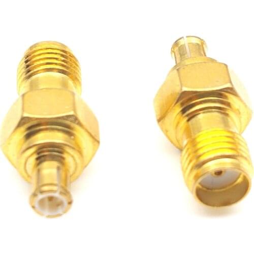 100pcs SMA Female Jack To MCX Male Plug Straight RF Adapter New