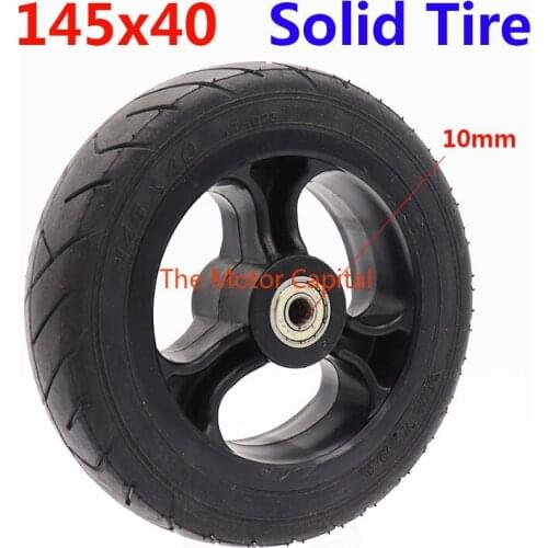 6 Inch Solid Wheel 145x40 Solid Tire 145 * 40 Tire Aluminum Wheel Suitable For Electric Scooter Cart Gas Pedal