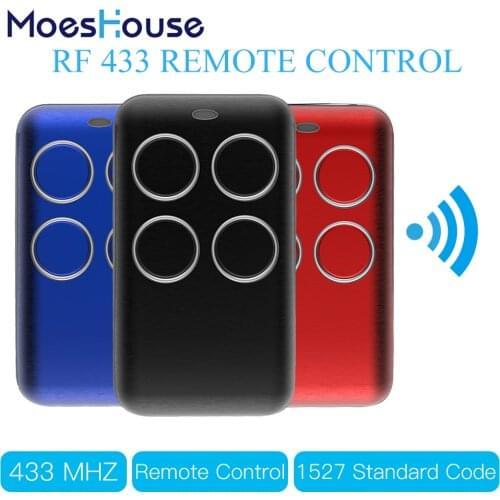 Wireless RF Receiver Learning Code Decoder 433MHz Remote Control Key 4 Channel Controller DIY Key for Switch Encoding 1527