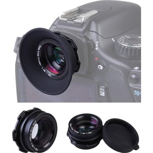 DSLR 1.08x-1.60x Zoom Viewfinder Eyepiece Magnifier for Canon Nikon Pentax Sony Olympus Fujifilm Samsung Sigma Camera
