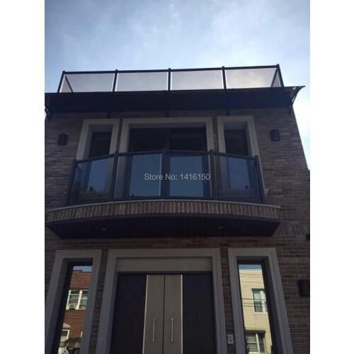 DS100480-A,100x480cm,Customized Awnings,4pcs Aluminum Brackets+4pcs PC Sheets+4pairs Aluminum fixing bar+full sets accessories