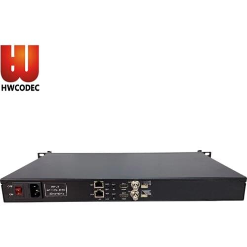HWCODEC DR102 4K H.265 2 Channels HDMI & BNC & CVBS Decoder MPEG1 MPEG2 MPEG4 Video Streaming Decoder SRT UDP RTMPS RTMP RTSP