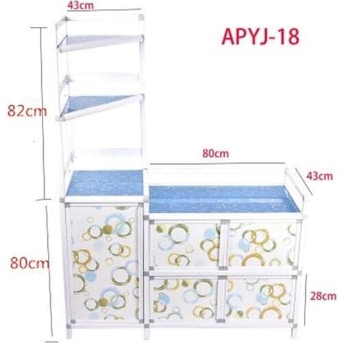 Comedores Dolap Kaplama China Aparador Aparadores Meuble Buffet Mueble Cocina Cabinet Aluminum Alloy Kitchen Furniture Cupboard