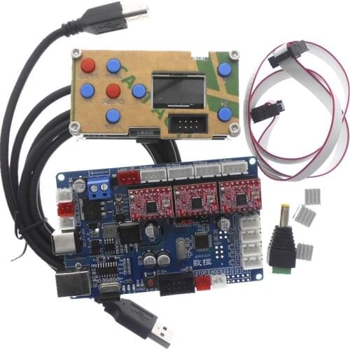 For CNC Mini LCD Laser Engraving Machine for GRBL Offline Controller for CNC 3018 3018Pro 2418 1610 for DIY Laser Engraver