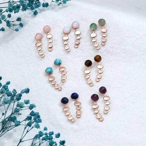 LURUIXU Earrings Rings