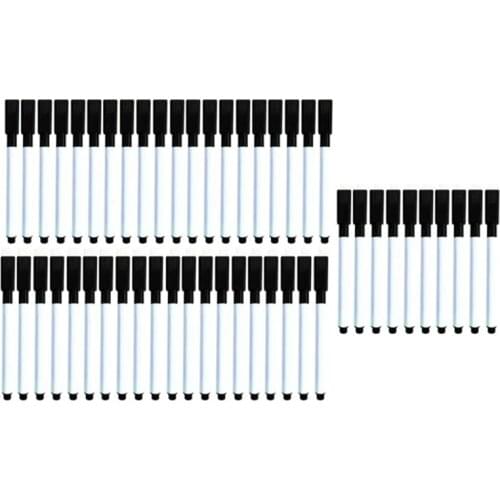 50 Pen Water Colour Whiteboard Marker Pens Dry Erase White Board Pen with Eraser Magnetic Markers Writing WaterColor Pen