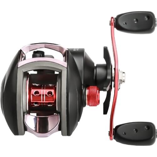2021 New Baitcasting Reel 8.1:1 High Speed Fishing Reel 230g Left Right Hand Baitcasting Reel Brake System 8kg Drag Wheel