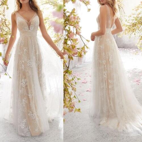New dress sexy sleeveless lace wedding dress dresses white dress