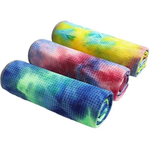 Yoga Blankets Non Slip Yoga Mat Cover Towel Blanket Beach Fitness Exercise Pilates Workout Sports Travel Foldable Mats 183x63cm