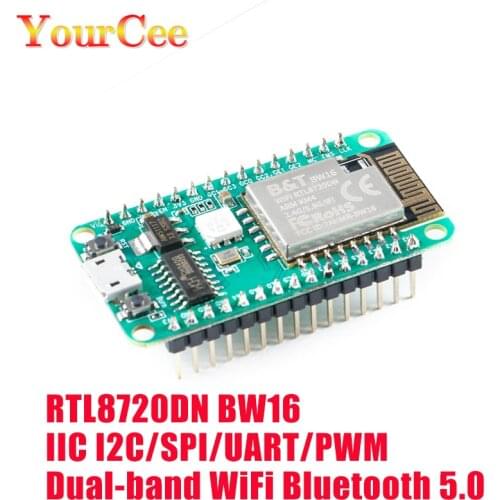 RTL8720DN BW16 BW16-Kit Module Dual-band WiFi Wifi Wireless Bluetooth-compatible Module IIC I2C/SPI/UART/PWM Interface