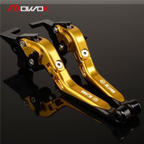 CNC Clutch brake levers with LOGO For SYM GTS 300i 2013-2020 GTS 125/250/300 Joymax LM12W 4T LC Evo LM15W LM25W LM30W