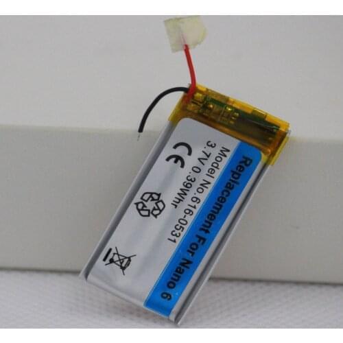 Battery Replacement for iPod Nano 6 6th Gen 8gb 16gb Battery Batteries Bateria Batteriej 3.7v Battery with tools
