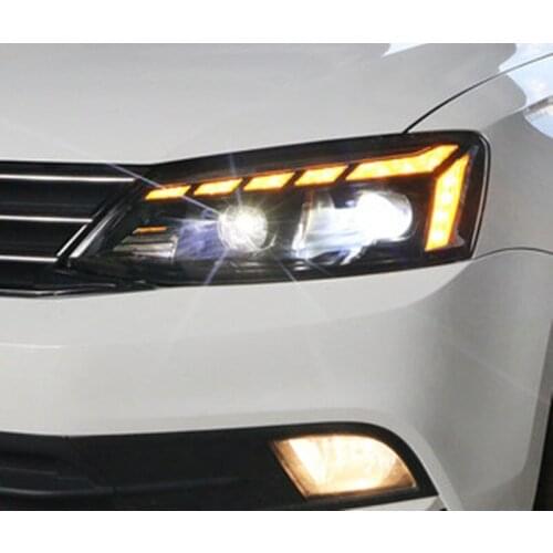 EOsuns LED headlight assembly daytime running light with turn signal for Volkswagen sagitar 2012-2018