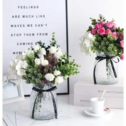 Wsryxxsc Glass Flower Vases