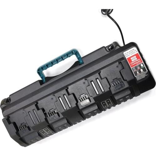 110-240V Li-ion Battery Charger for Milwaukee M18 48-11-1815 48-11-1828 48-11-2401 48-11-2402 4-Port 3A Charger free shipping